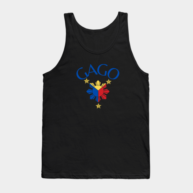 Philippine flag gago tagalog Gago Tagalog Tank Top TeePublic